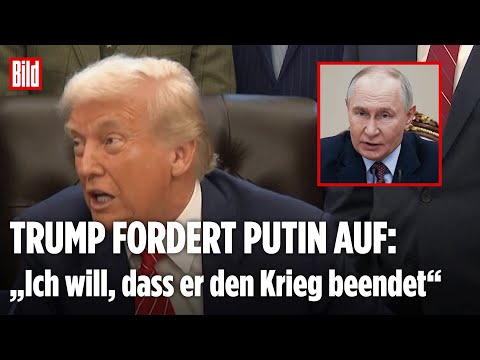 UKRAINE-KRIEG: Russische Angriffe gehen weiter! Trump äußert sich und verurteilt Putin UKRAINE-KRIEG: Russische Angriffe gehen weiter! Trump äußert sich und verurteilt Putin