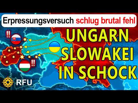 Ukraine zerstört Öl-Pipeline nach Ungarn & Slowakei: Die Antwort auf Erpressung | RFU News