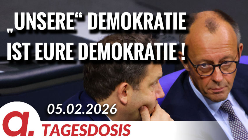 „Unsere Demokratie“ wird zur autoritären Waffe | Von Janine Beicht