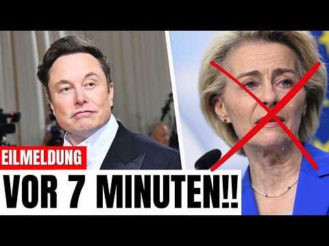 Ursula von der Leyen unter Feuer – Musk zerstört Sie ohne Erbarmen Ursula von der Leyen unter Feuer – Musk zerstört Sie ohne Erbarmen