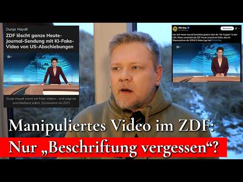 ZDF Skandal: KI-Clip als Realität verkauft – obwohl Dunja Hayali davor warnt!