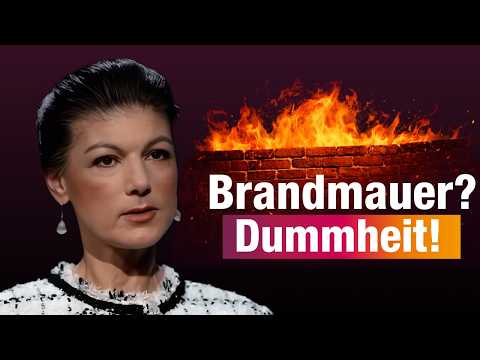 „Zutiefst undemokratisch!“ | Wagenknecht über Brandmauer-Politik