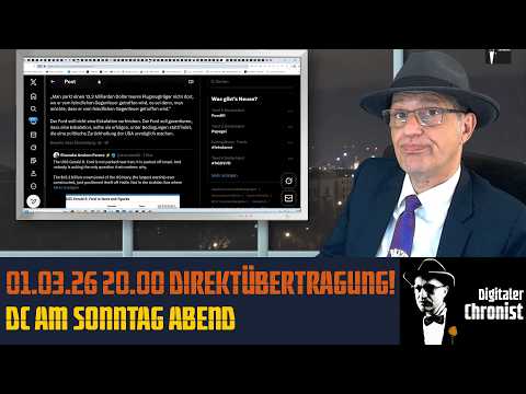 01.03.26 20.00 Direktübertragung! DC am Sonntag Abend