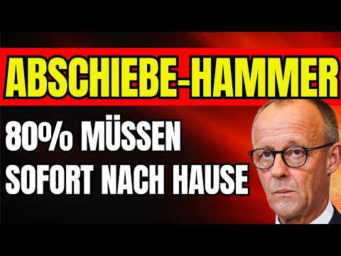 Abschiebe-Hammer – 80% müssen Deutschland verlassen! Abschiebe-Hammer – 80% müssen Deutschland verlassen!