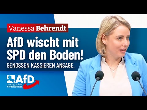 AfD wischt mit der SPD den Boden! – Vanessa Behrendt (AfD)