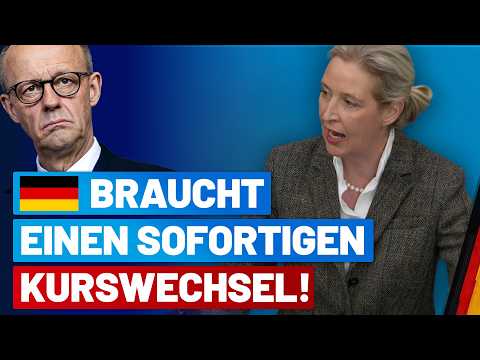 Alice Weidel knöpft sich Merz vor: „Ihr Starrsinn gefährdet Deutschlands ökonomische Existenz!“