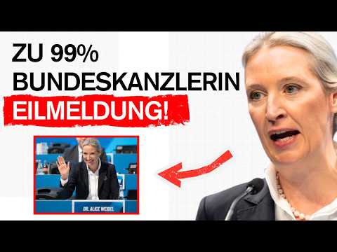 ALICE WEIDEL Verkündigt ihren AUFSTIEG AN ! Linke Lager reagieren empört!