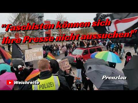 Antifa Gegendemo & Polizei – AfD Landesparteitag Prenzlau 14.3.26 „Können wir über ACAB reden?“ Antifa Gegendemo & Polizei – AfD Landesparteitag Prenzlau 14.3.26 „Können wir über ACAB reden?“