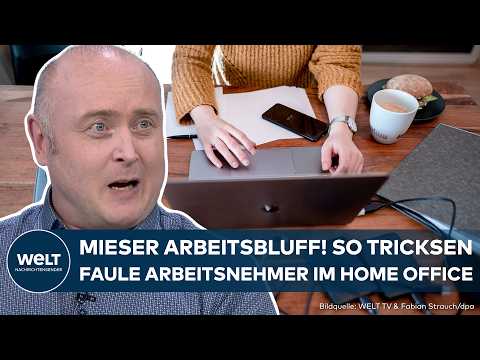ARBEITSZEITBETRUG GRASSIERT: Jobcoach enthüllt wie faule Arbeitnehmer im Home Office bluffen