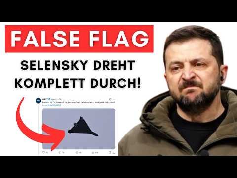 Aufgeflogen: Selensky hat die NATO mit Drohnen angegriffen & und schiebt es Putin in die Schuhe!
