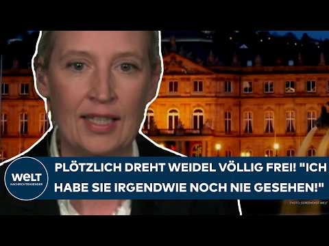 BADEN-WÜRTTEMBERG: „Ich habe sie irgendwie noch nie gesehen!“ Plötzlich zerstört Weidel den SPD-Mann