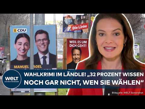 BADEN-WÜRTTEMBERG: Knappes Kopf-an-Kopf-Rennen zwischen Grünen-Promi Özdemir und CDU-Neuling Hagel