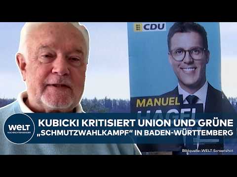 BADEN-WÜRTTEMBERG: Showdown in Stuttgart! Kubicki macht Ansage! Schmutzwahlkampf der Grünen und CDU!