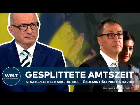 BADEN-WÜRTTEMBERG: Staatsrechtler findet gesplittete Amtszeit innovativ – Özdemir hält nichts davon