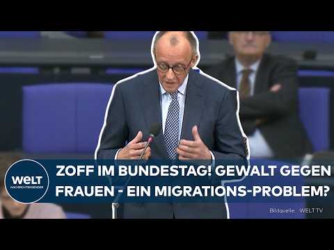 BUNDESTAG: Gewalt gegen Frauen – Hitzige Debatte um Merz-Aussage! Reaktion auf Fall Ulmen-Fernandes