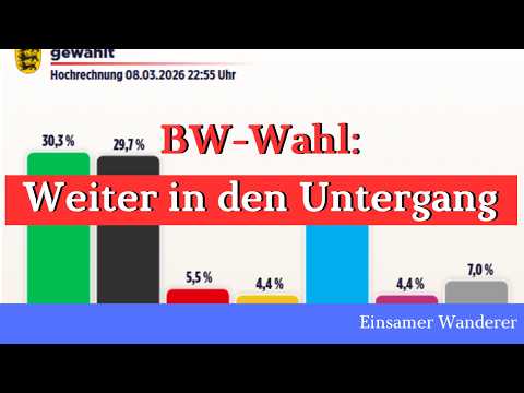 BW-Wahl: Bitte mehr Degrowth und Umvolkung – Grüne vorne – ich fasse es nicht