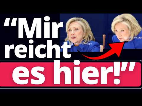 Clinton EKLAT bei Epstein Anhörung! Hillary stürmt wütend aus dem Saal! Clinton EKLAT bei Epstein Anhörung! Hillary stürmt wütend aus dem Saal!