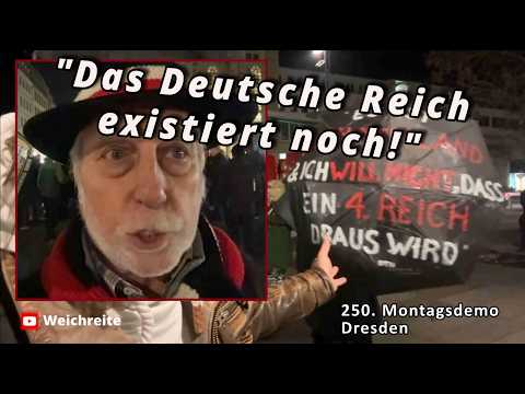„Das Deutsche Reich existiert weiterhin“ 250. Montagsdemo Dresden – Stimmen 9.3.26
