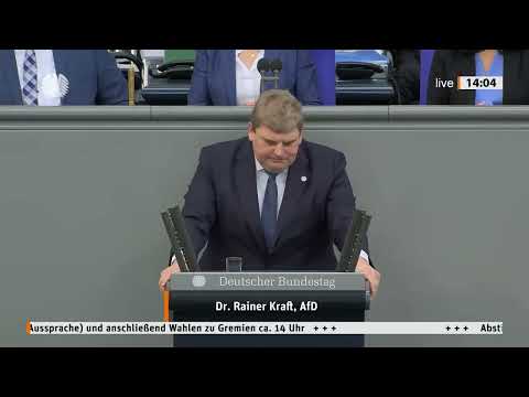 DAS GROSSE GEGENMODELL: DEUTSCHLAND MIT KERNKRAFT! ⚡ Dr. Rainer Kraft im Bundestag