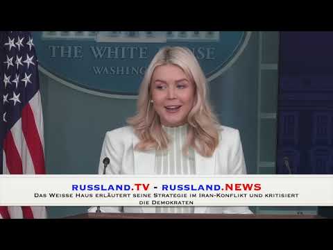 Das Weiße Haus erläutert seine Strategie im Iran Konflikt und kritisiert die Demokraten
