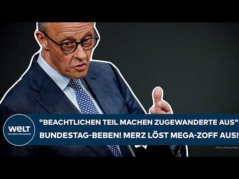 DEUTSCHLAND: „Beachtlichen Teil machen Zugewanderte aus!“ Kanzler Friedrich Merz löst Mega-Zoff aus!