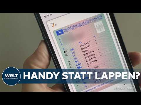 DEUTSCHLAND: Lappen auf dem Smartphone – 2026 soll der digitale Führerschein kommen