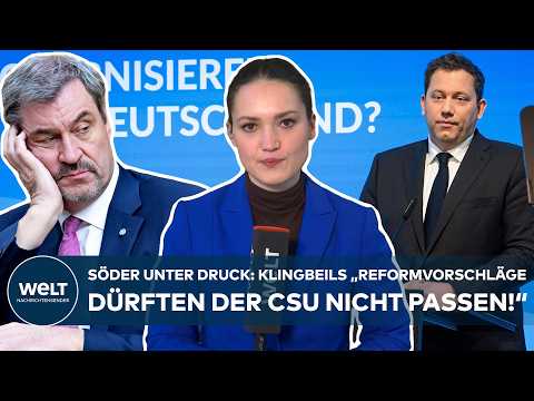 DEUTSCHLAND: Lars Klingbeils Reformideen – „Viel Lob aus der CDU, CSU erstaunlich still“