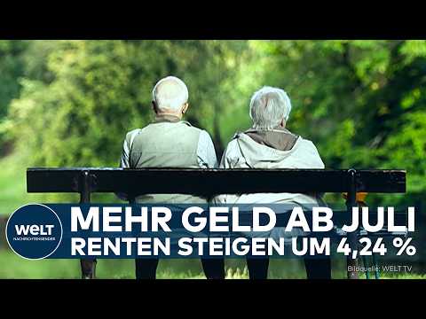 DEUTSCHLAND: Rentenerhöhung 2026 – Warum Rentner ab Juli 4,24 % mehr Geld erhalten!