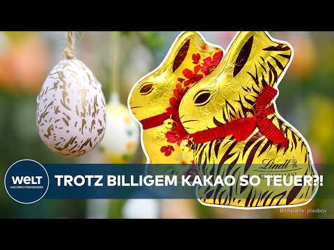 DEUTSCHLAND: Süße Täuschung? Oster-Schokolade wird zum Luxus – trotz fallender Kakaopreise