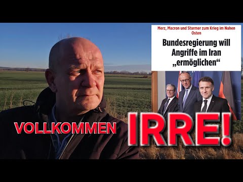 DEUTSCHLAND WILL IM IRAN MITMISCHEN, WILL ABER DIE DEUTSCHEN URLAUBER NICHT EVAKUIEREN!