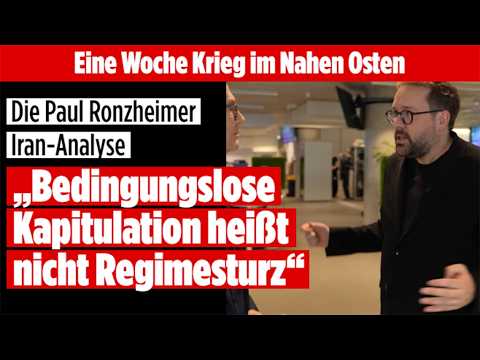 Die große Ronzheimer-Iran-Analyse | Vertraulich