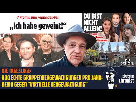 Die Tageslage: 800 echte Gruppenvergewaltigungen pro Jahr: Demo gegen „virtuelle Vergewaltigung“