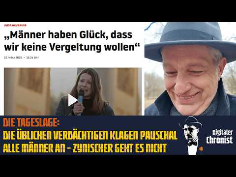 Die Tageslage: Die üblichen Verdächtigen klagen pauschal alle Männer an – Zynischer geht es nicht