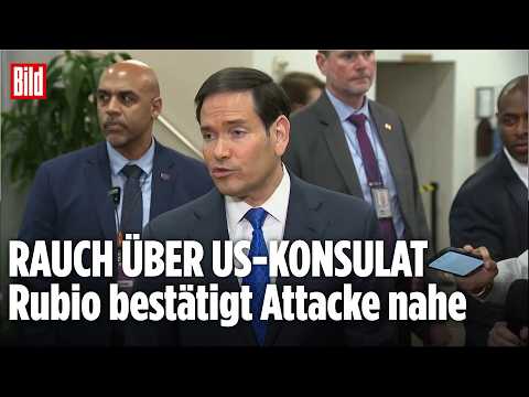 Drohnenangriff nahe US-Konsulat in Dubai: Rauch und Flammen nach Attacke