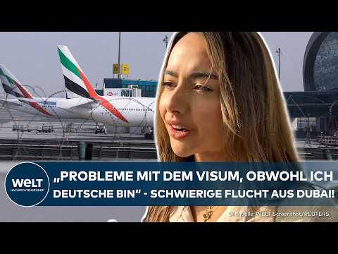 DUBAI: Fieberhafte Suche nach Flügen und Fluchtrouten! „Da ist es mit dem Visum schwierig!“