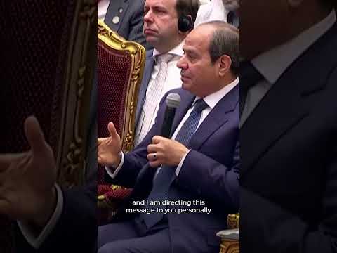 Egypt’s president urges Trump to stop war on Iran Egypt’s president urges Trump to stop war on Iran