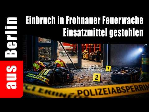 Einbruch in Frohnauer Feuerwache – Einsatzmittel gestohlen