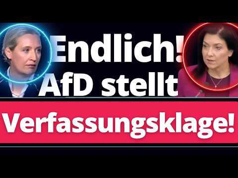 Endlich: AfD stellt Verfassungsklage! Regierung außer sich!