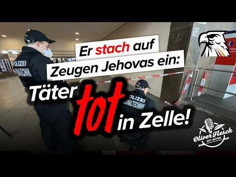 Er stach auf Zeugen Jehovas ein: Afghanischer Messermann tot in Zelle!