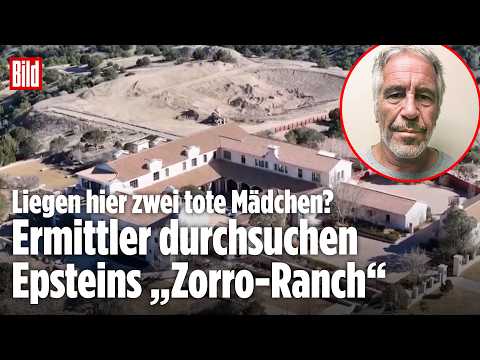 ERMITTLUNG AUF EPSTEIN-RANCH: Sind hier Leichen vergraben? ‒  Sein Tod weiterhin Rätselhaft