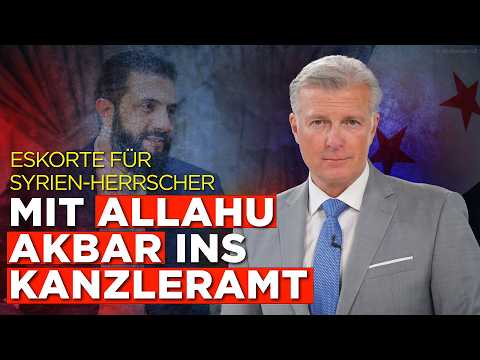 Eskorte für Syrien-Herrscher: Mit Allahu Akbar ins Kanzleramt Eskorte für Syrien-Herrscher: Mit Allahu Akbar ins Kanzleramt
