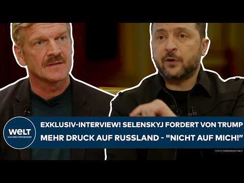 EXKLUSIV-INTERVIEW: Selenskyj fordert von Donald Trump mehr Druck auf Russland – „nicht auf mich!”
