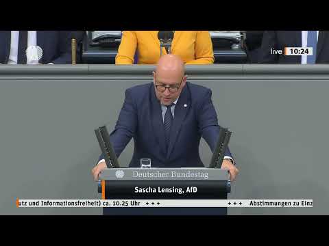 🔥 „SICHERHEIT IN GEFAHR!“ 🔥 Sascha Lensing zerlegt Etat im Bundestag – AfD schlägt Alarm!