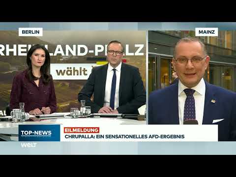 🔥 WAHL-HAMMER IN RHEINLAND-PFALZ! 🔥AFD MIT REKORDERGEBNIS – CHRUPALLA JUBELT: „KLARE BESTÄTIGUNG!“