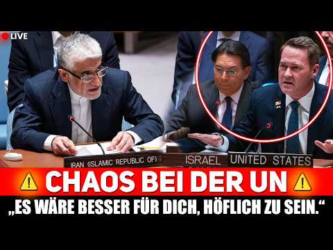 🚨 CHAOS bei der UN – IRAN greift USA & ISRAEL scharf an! 🚨 CHAOS bei der UN – IRAN greift USA & ISRAEL scharf an!