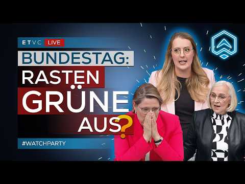 🟥 BUNDESTAG: GRÜNE auf 180 wegen ZENSUR-GESETZ! | #WATCHPARTY