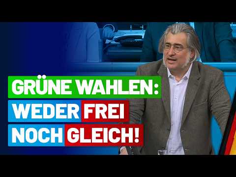 Fabian Jacobi über grüne Verfassungsverstöße! AfD-Fraktion im Bundestag