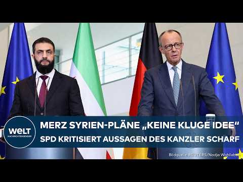 FRIEDRICH MERZ: 80 Prozent der Syrer sollen zurück! SPD kritisiert Kanzlers Abschiebepläne scharf