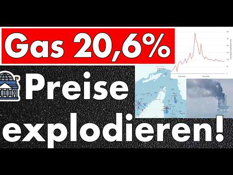 Füllstand 20,6%: Preisexplosion wird Gasspeicher leeren! Gewinnmaximierung durch Geopolitik!
