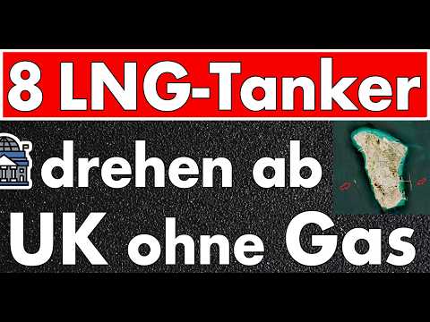 Gasmarkt zeigt Mittelfinger nach Europa! UK noch Gas für 2 Tage, Tanker drehen reihenweise ab!